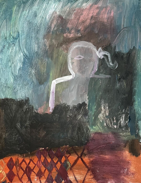 Stranger — 70×90 cm, 2024, oil on canvas