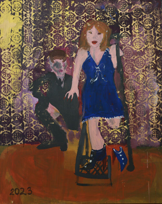 Couple — 80×100 cm, 2023, acrylic on canvas